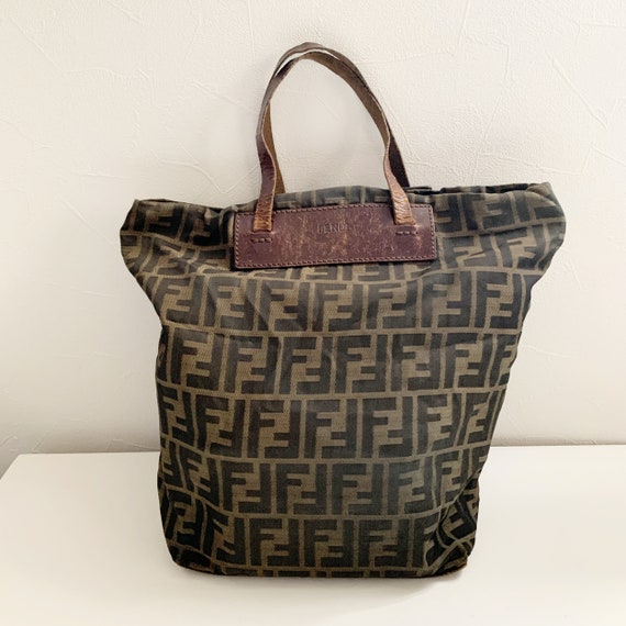 fendi borsa due manici nylon
