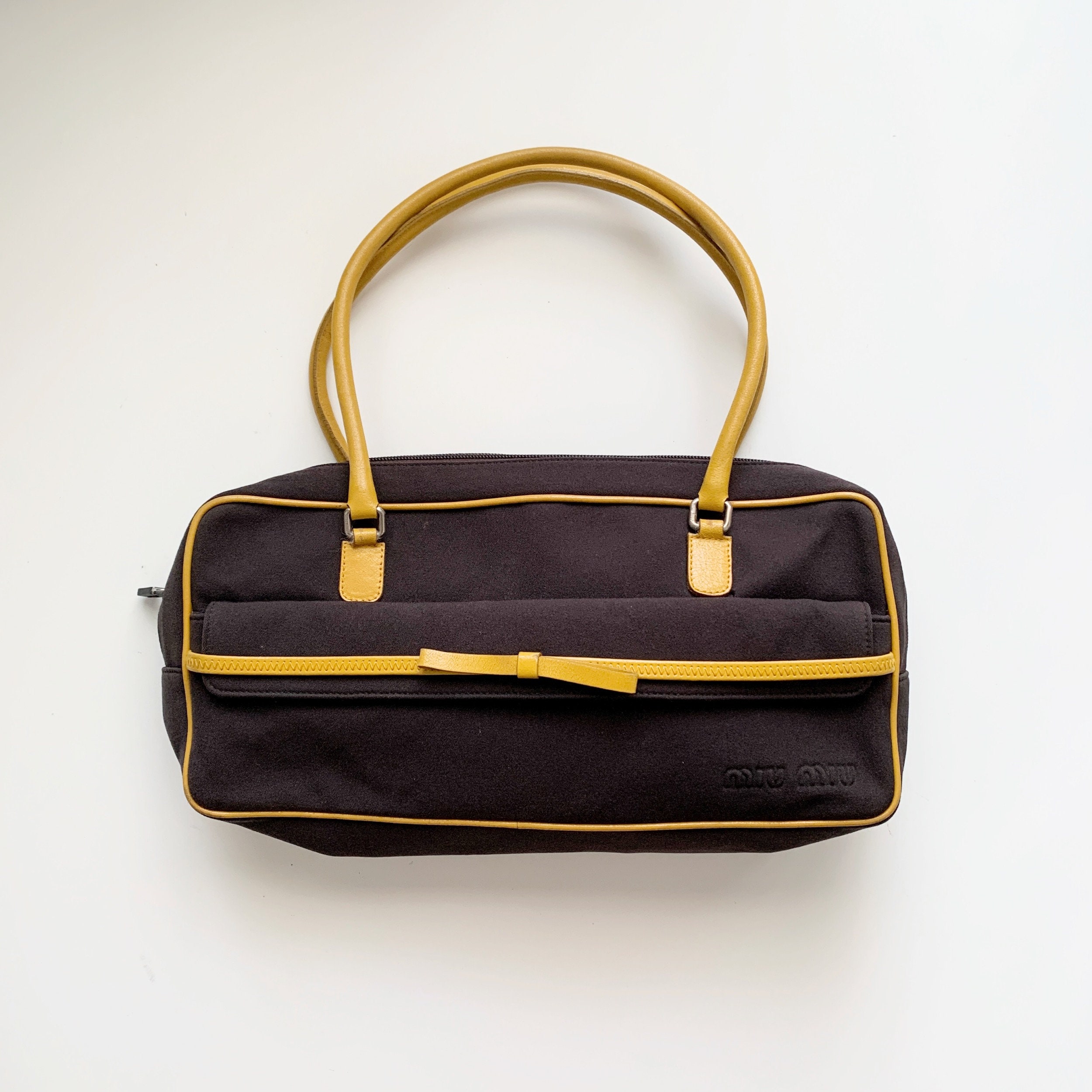 Miu Miu Archive Vintage Ribbon Hand Bag - Etsy Miu Miu Archive Vintage Ribbon Hand Bag - Etsy