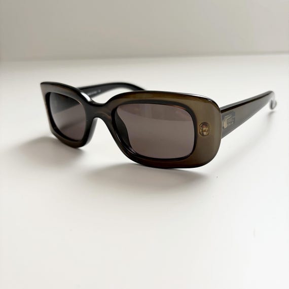 GUCCI サングラス GGロゴ ブラウン グラデーションのヴィンテージ Gucci vintage G logo sunglasses eyewear - Etsy 日本