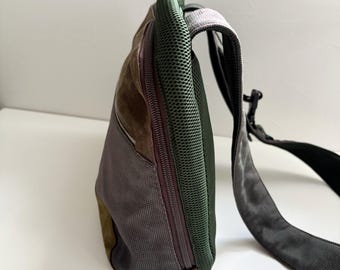 1999 fw miumiu アーカイブ　ショルダーバッグ Miu Miu 1999 FW Archive Vintage Docking Design Shoulder Bag