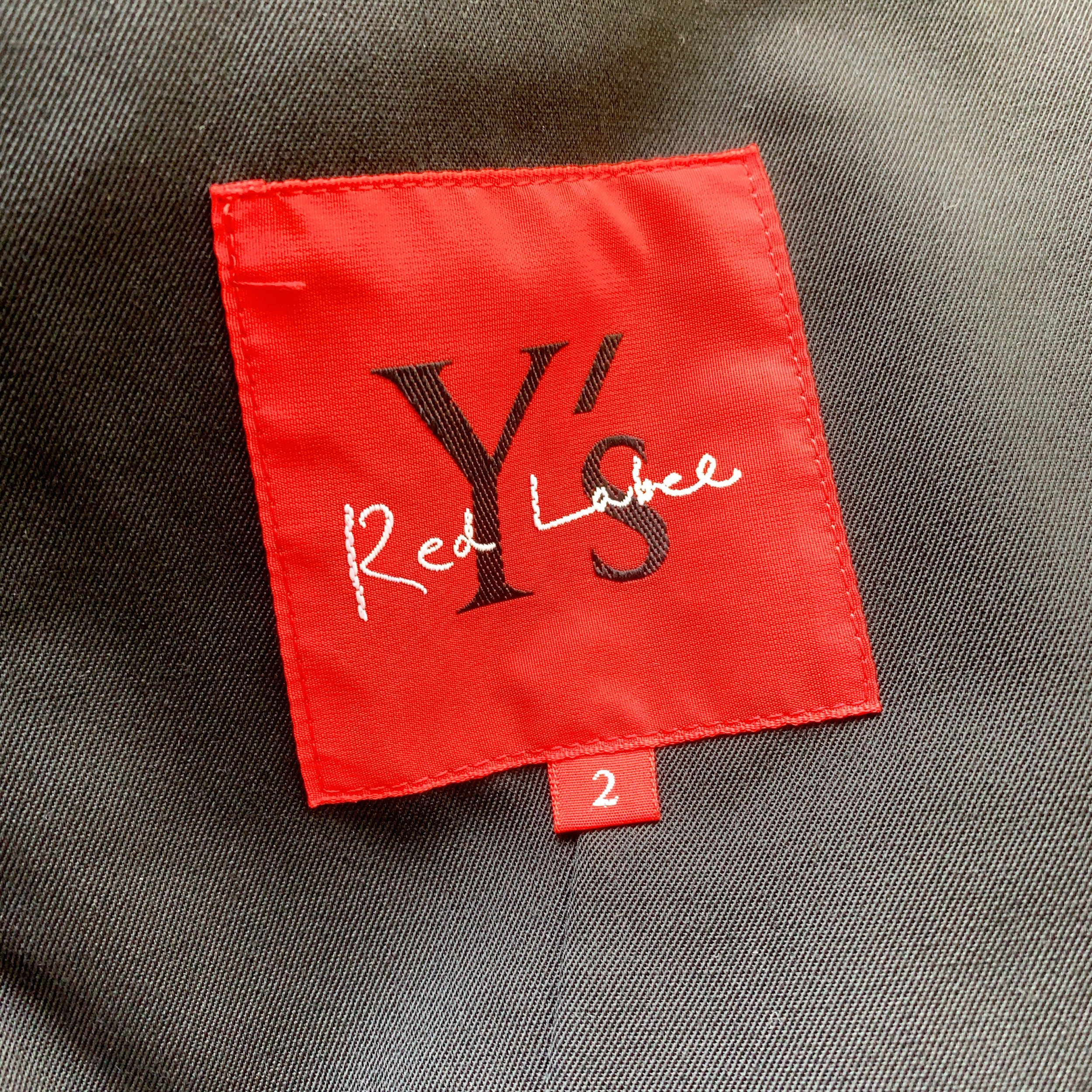 お洒落な❣️y'sレッドレーベルシースールジャケット❣️ Y's Red Label Short Length Design Jacket With Chain - Etsy