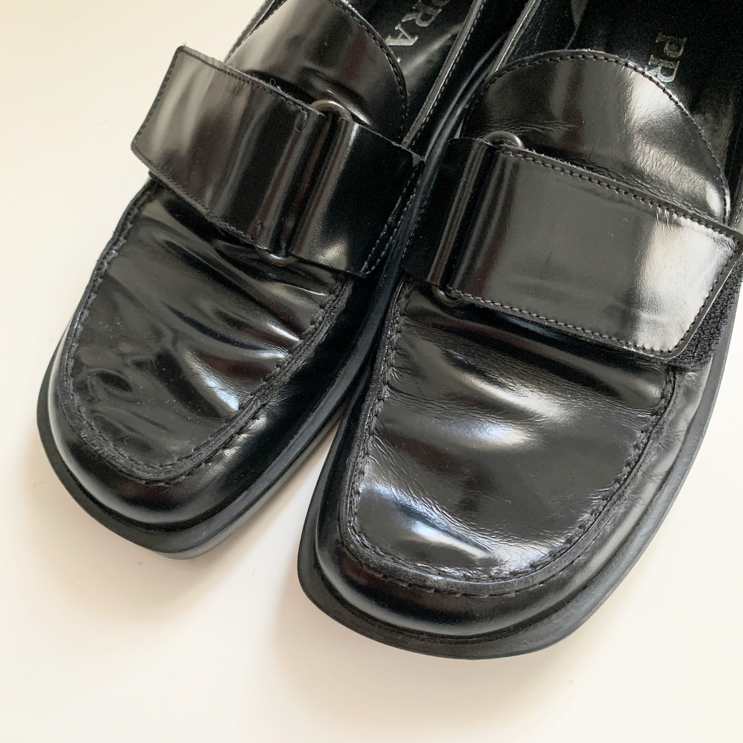 PRADA 1999 Archive Vintage Leather Loafers - Etsy PRADA 1999 Archive Vintage Leather Loafers - Etsy
