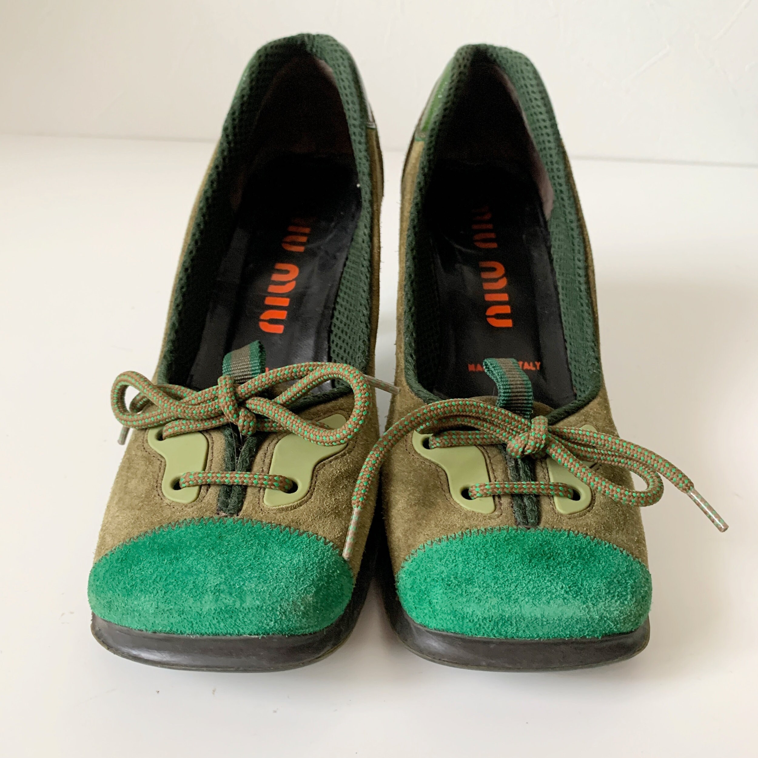 miumiu 1999 archive vintage フラット　シューズ　希少 miumiu 1999 archive vintage フラット シューズ 希少