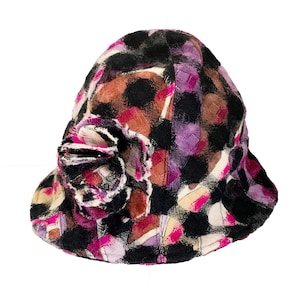EMILIO PUCCI Flower corsage Wool hat