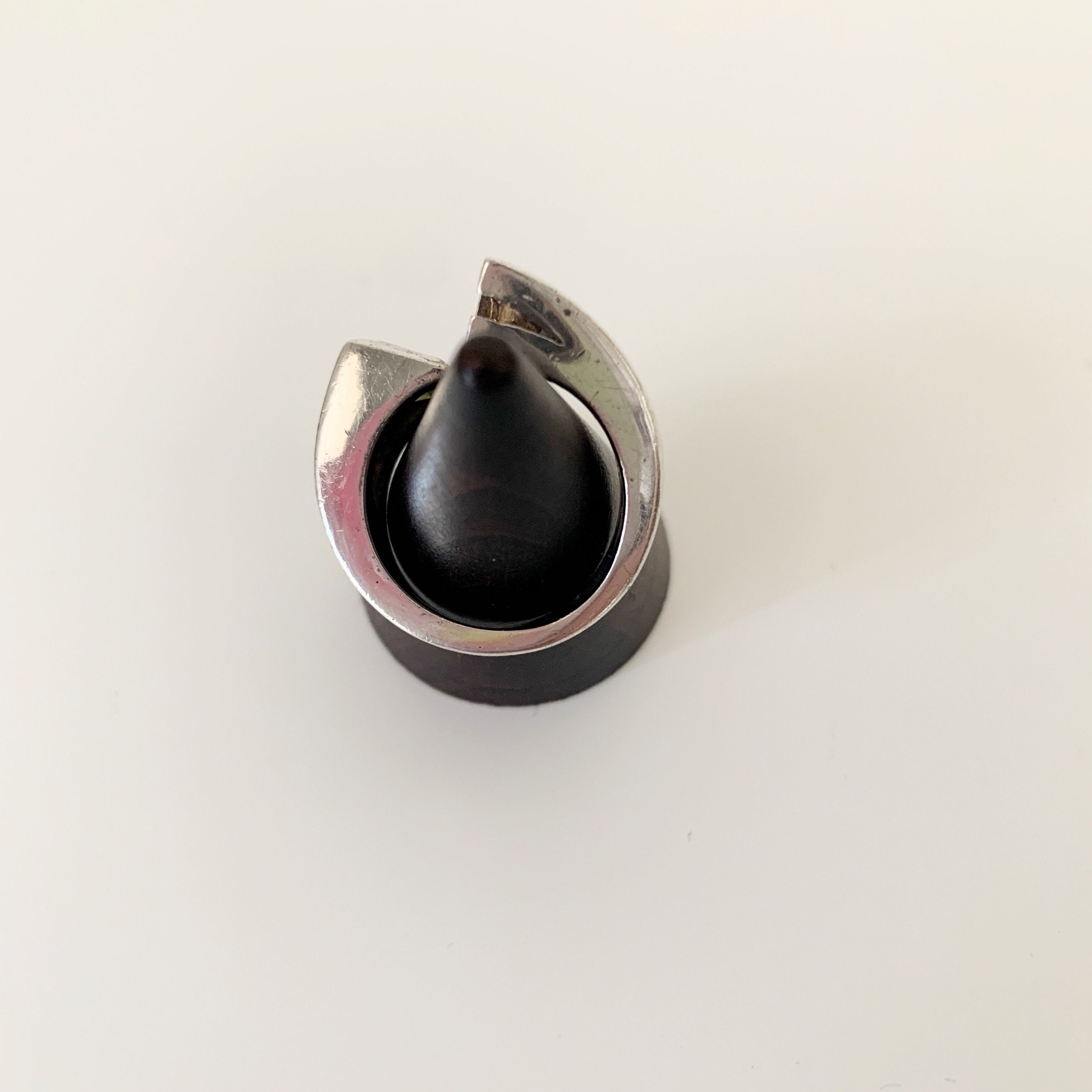 Gucci Vintage G Logo and Stone Design Silver Ring - Etsy