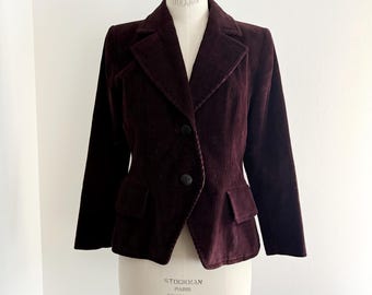 Yves Saint Laurent Rive gauche 90's vintage corduroy jacket