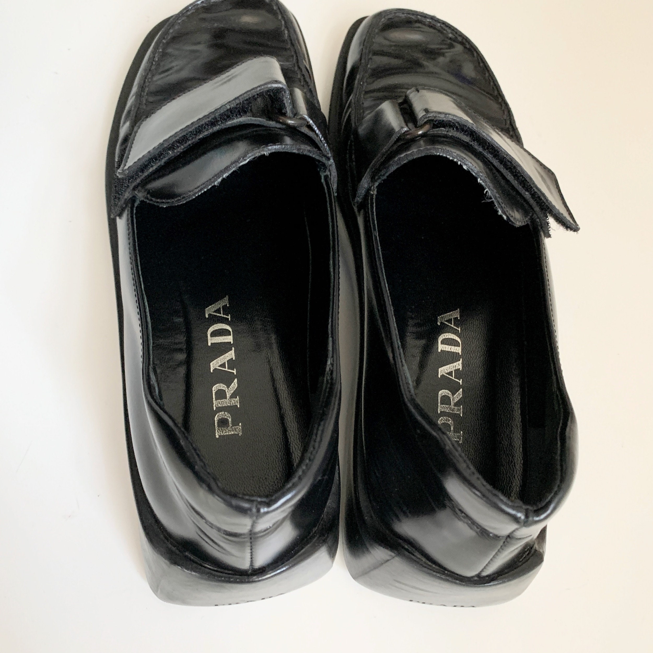 PRADA 1999 Archive Vintage Leather Loafers - Etsy PRADA 1999 Archive Vintage Leather Loafers - Etsy