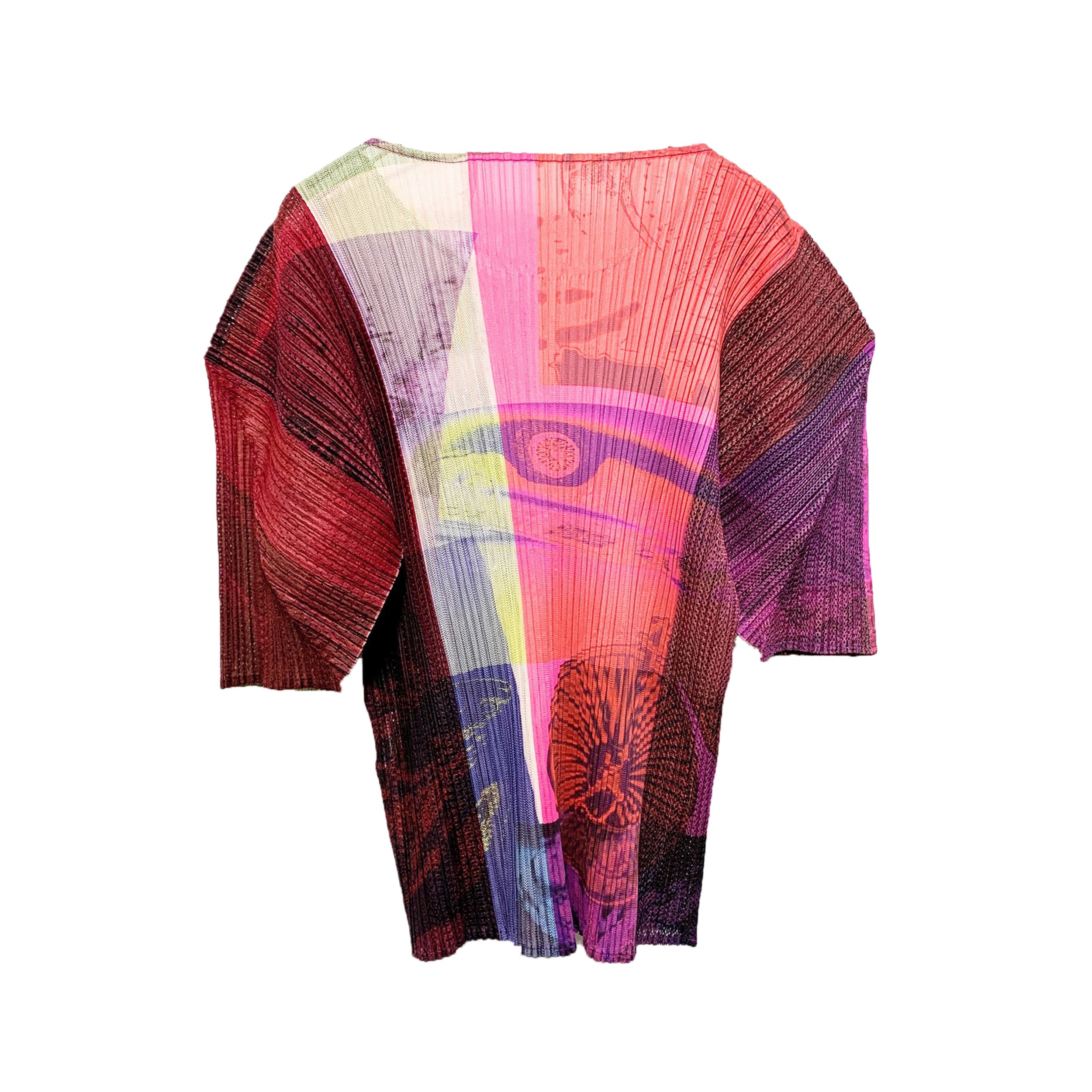 PLEATS PLEASE Issey Miyake Vintage Graphic Print Pleated