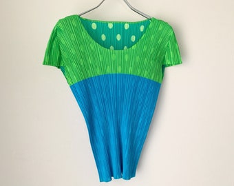 ISSEY MIYAKE FETE multi print pleated top - Etsy 日本