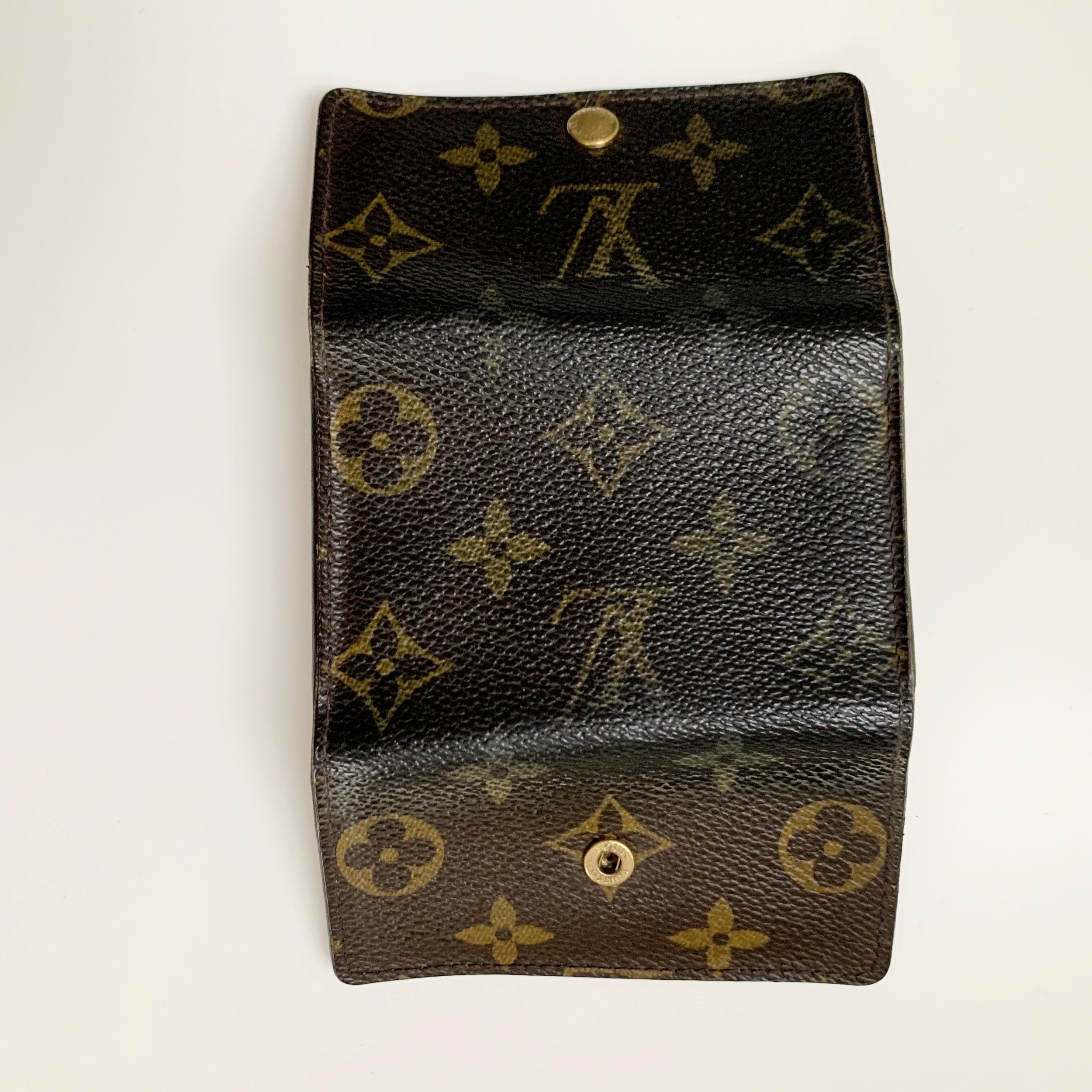 Louis Vuitton vintage Monogram leren sleuteletui - Etsy Nederland