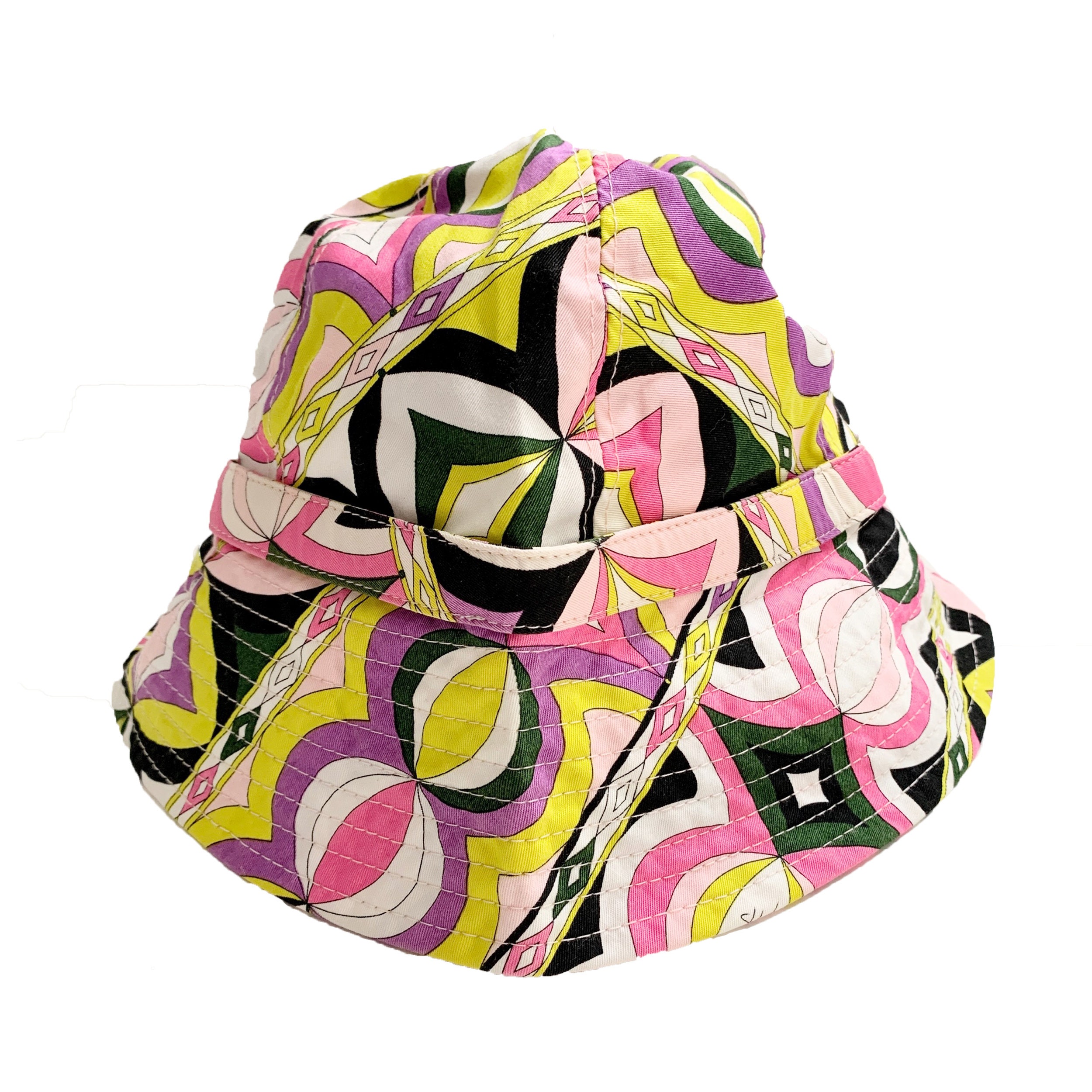 EMILIO PUCCI ハット コットン製 総柄 EMILIO PUCCI Cotton Multi Colors Hat - Etsy