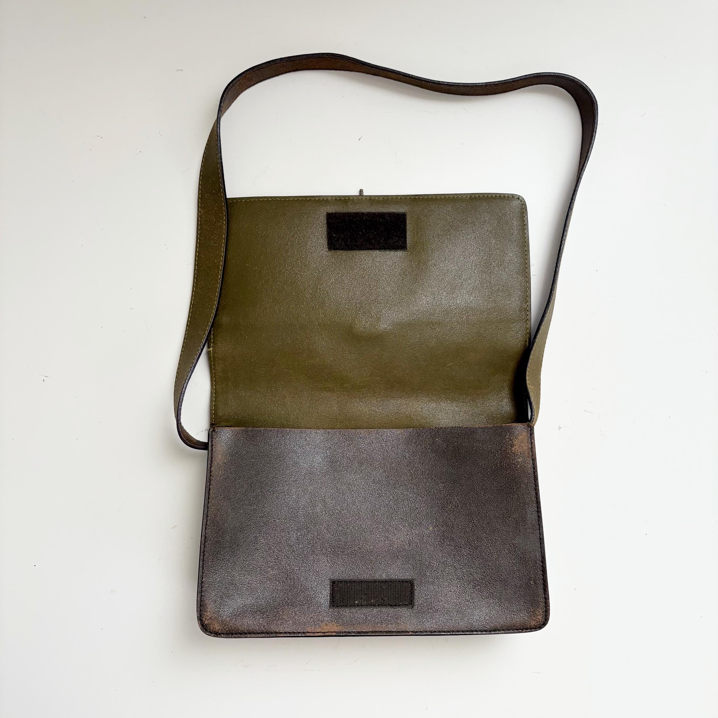 Miu Miu Archive FW 1999 Vintage Semi Shoulder Crossbody Bag