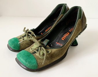 Miu Miu 1999 FW Archive Vintage Bubble Sole Shoes - Etsy Miu Miu 1999 FW Archive Vintage Bubble Sole Shoes - Etsy