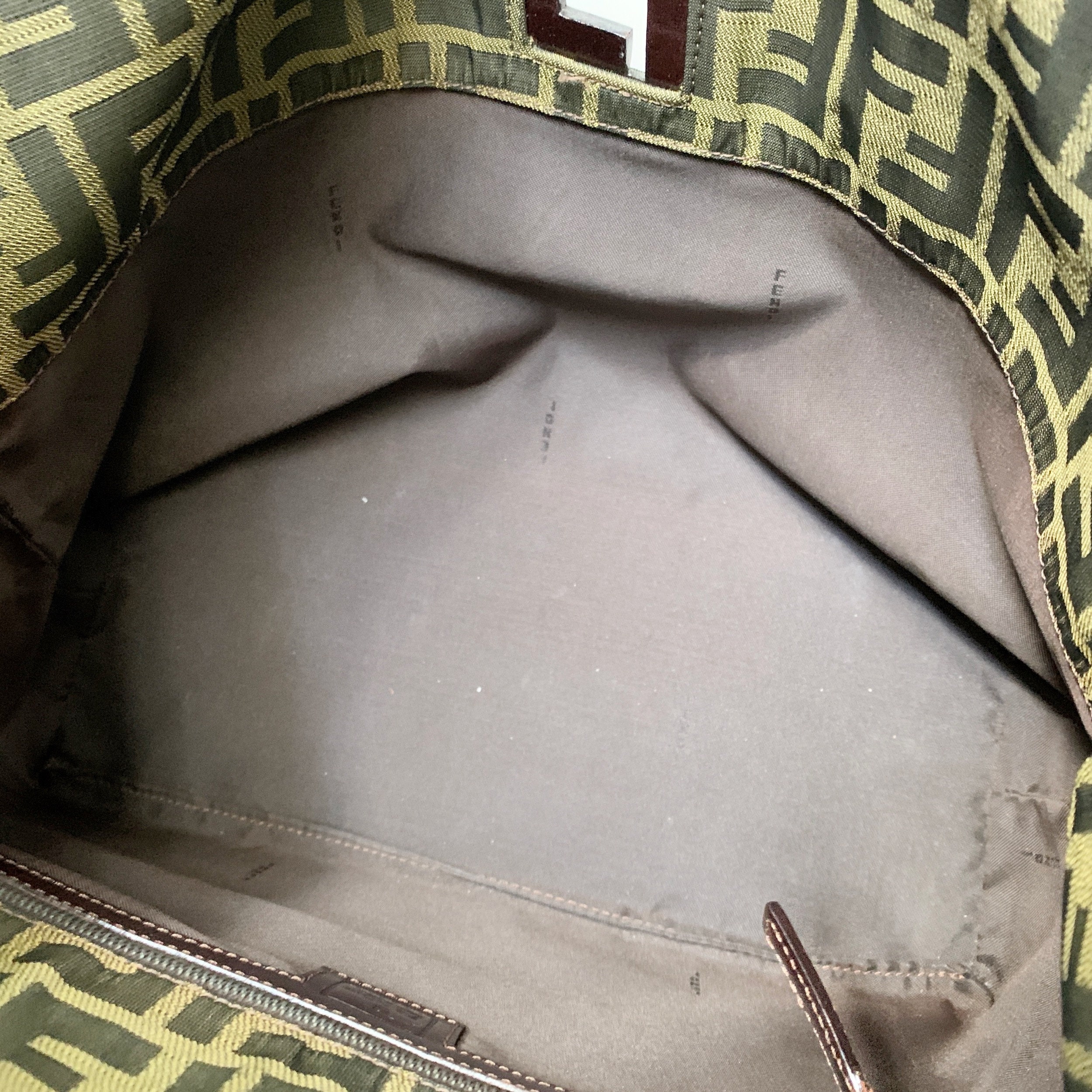 FENDI Vintage Zucca Pattern Tote Hand Bag - Etsy