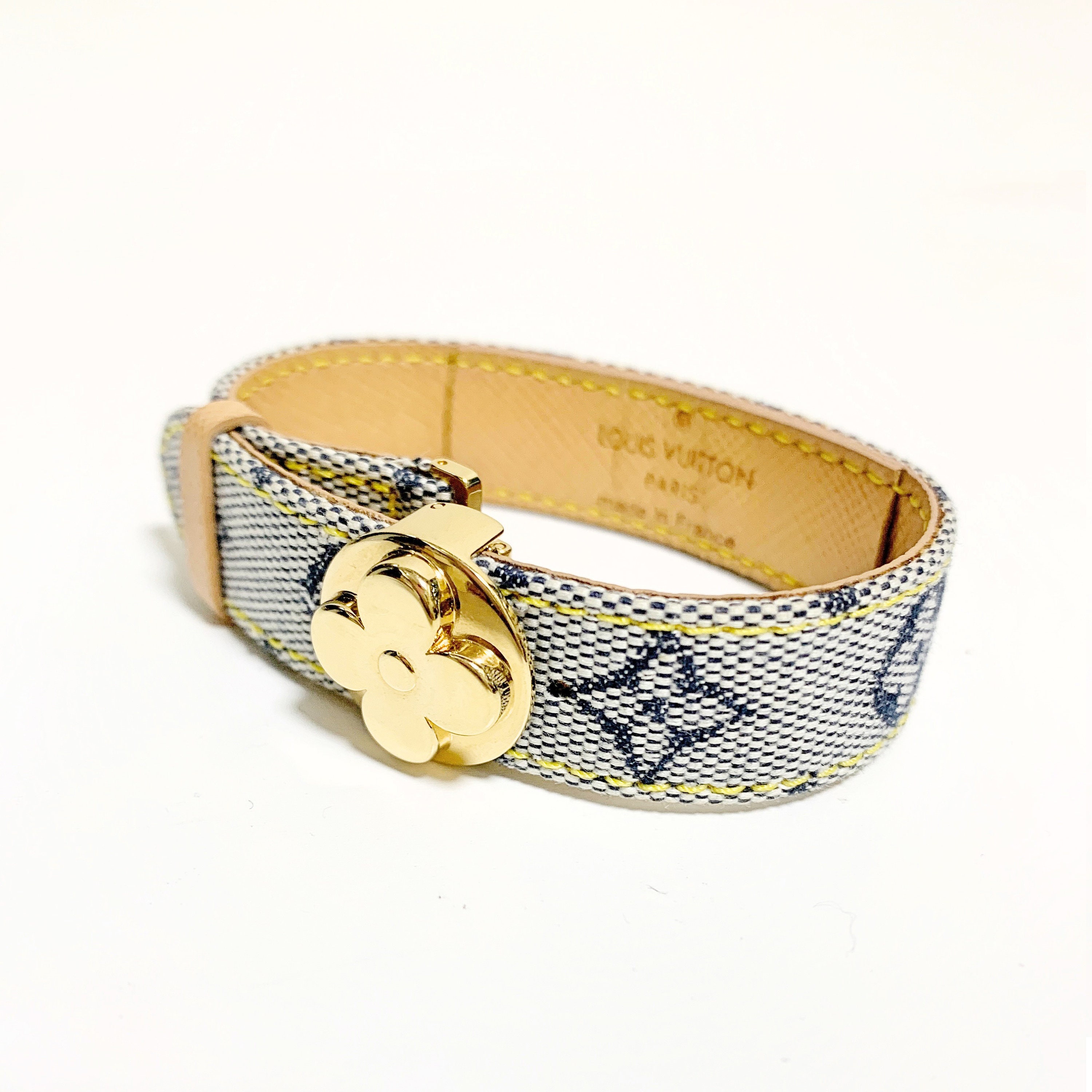 Louis Vuitton Bicolor Monogram Canvas Lockit Double Wrap Bracelet 17 at  1stDibs  louis vuitton wrap bracelet, lv strap bracelet, louis vuitton  logomania bracelet