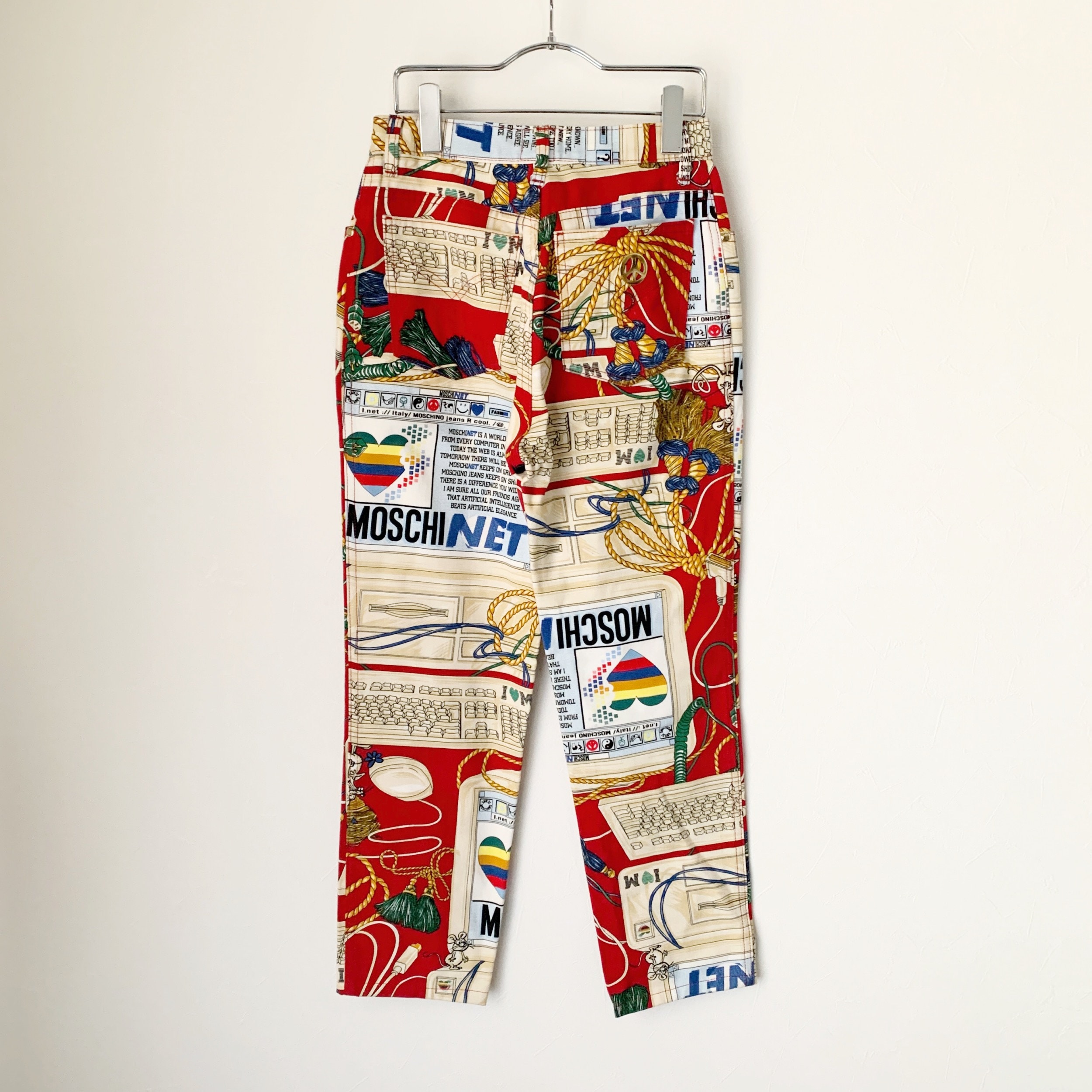MOSCHINO JEANS Vintage Iconic 1990s Computer Tassel Mouse