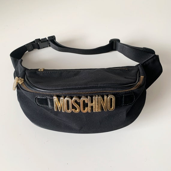 Moschino logo belt bag sale
