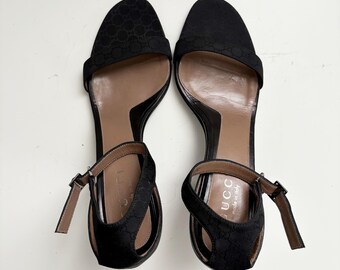 GUCCI vintage GG logo strap sandals - Etsy 日本