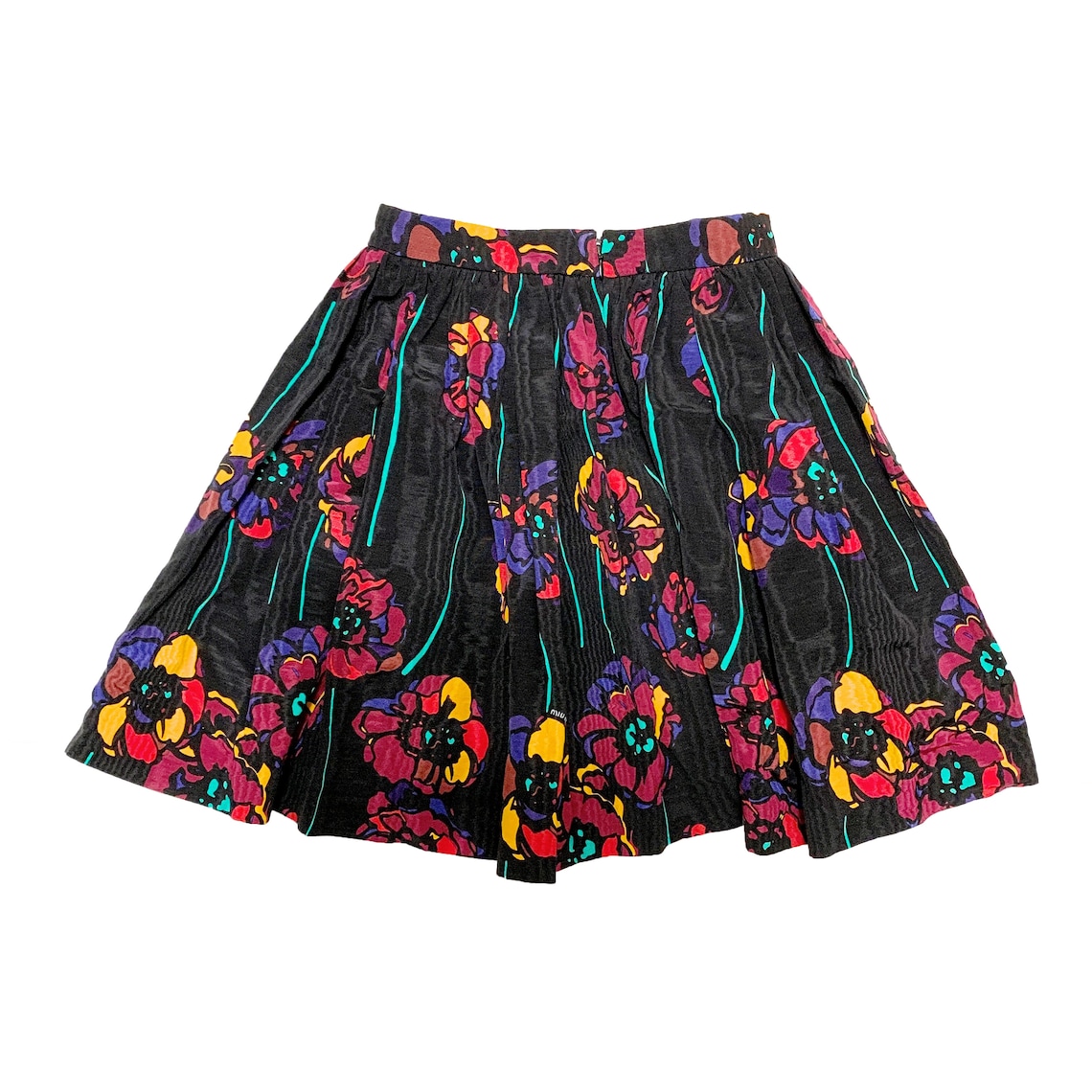 Miu Miu Floral Gathered Skirt - Etsy