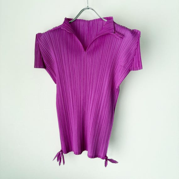 PLEATS PLEASE Issey Miyake Short Sleeve Top - Etsy