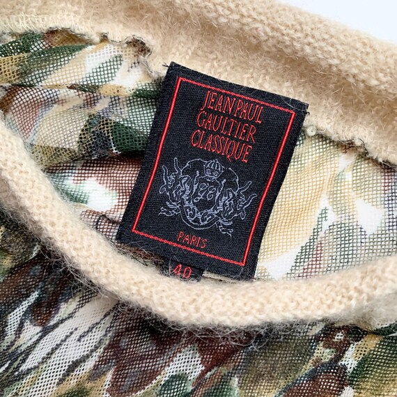 Jean Paul GAULTIER Vintage Power Net Mesh ×knit Top - Etsy