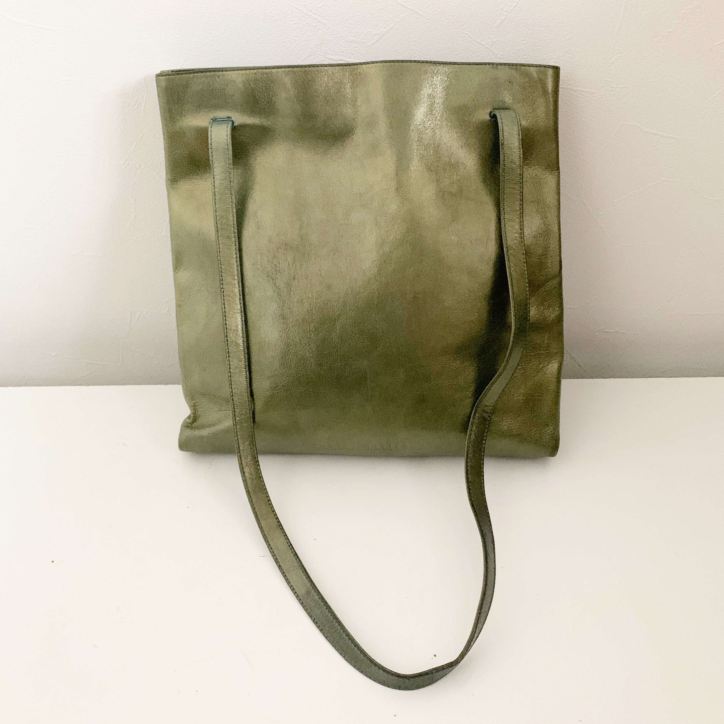 Miu Miu Archive Vintage Metallic Leather Tote Bag - Etsy Miu Miu Archive Vintage Metallic Leather Tote Bag - Etsy