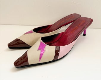 Miu Miu Archive Vintage Sandals - Etsy
