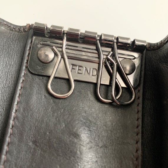 【レア】FENDIのヴィンテージレザーケース FENDI Vintage Zucca Pattern Key Case - Etsy
