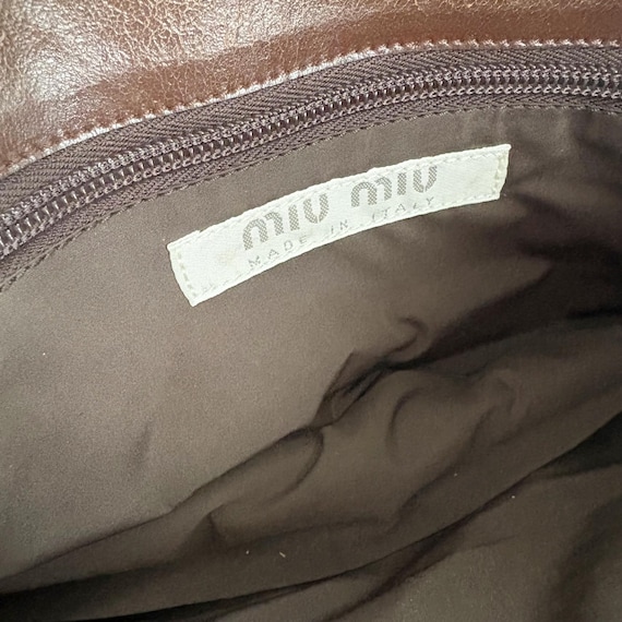 バッグ archive MIUMIU leather hand bag Miu Miu Archive Vintage Leaf Design Leather Hand Bag - Etsy