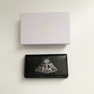 Dead Stock Vivienne Westwood New article orb design metal fittings leather key case