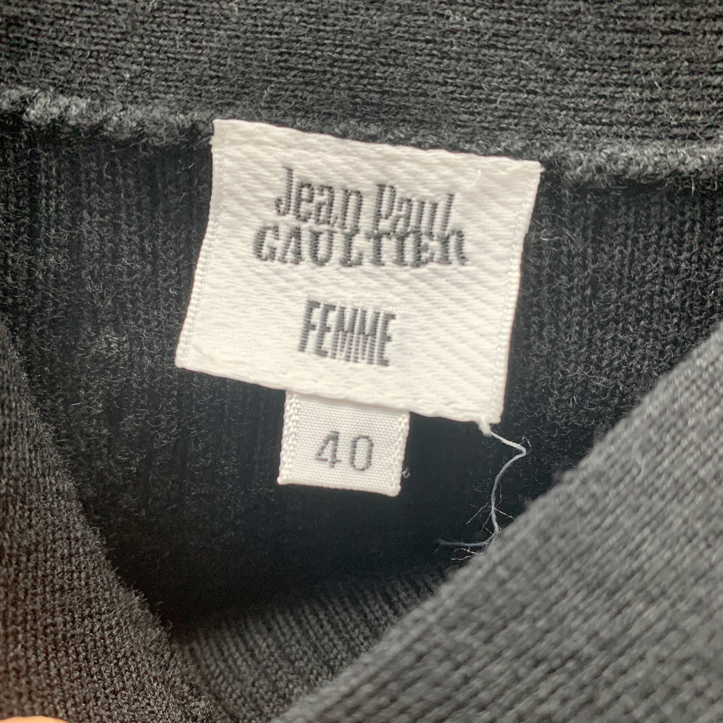 Jean Paul GAULTIER Vintage Safari Print Power Net Switching Knit 