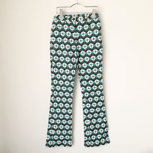 Miu Miu Floral stretch cotton trousers