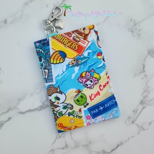 Tarjetero personalizado Ju Ju Be Kawaii Around the World, estuche para tarjetas de visita a presión Tokidoki, billetera plegable, tarjetero Jujube Crafting After Dark
