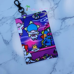 Custom Ju Ju Be card holder, Tokidoki Roller Disco Dreaming wallet, snap business card case, bifold, Roller skate accessories