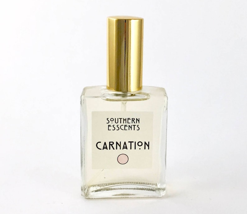 Carnation Perfume 2oz Using essential oils extracted from fresh flowers, a true classic, deep floral notes with a hint of spice image 3