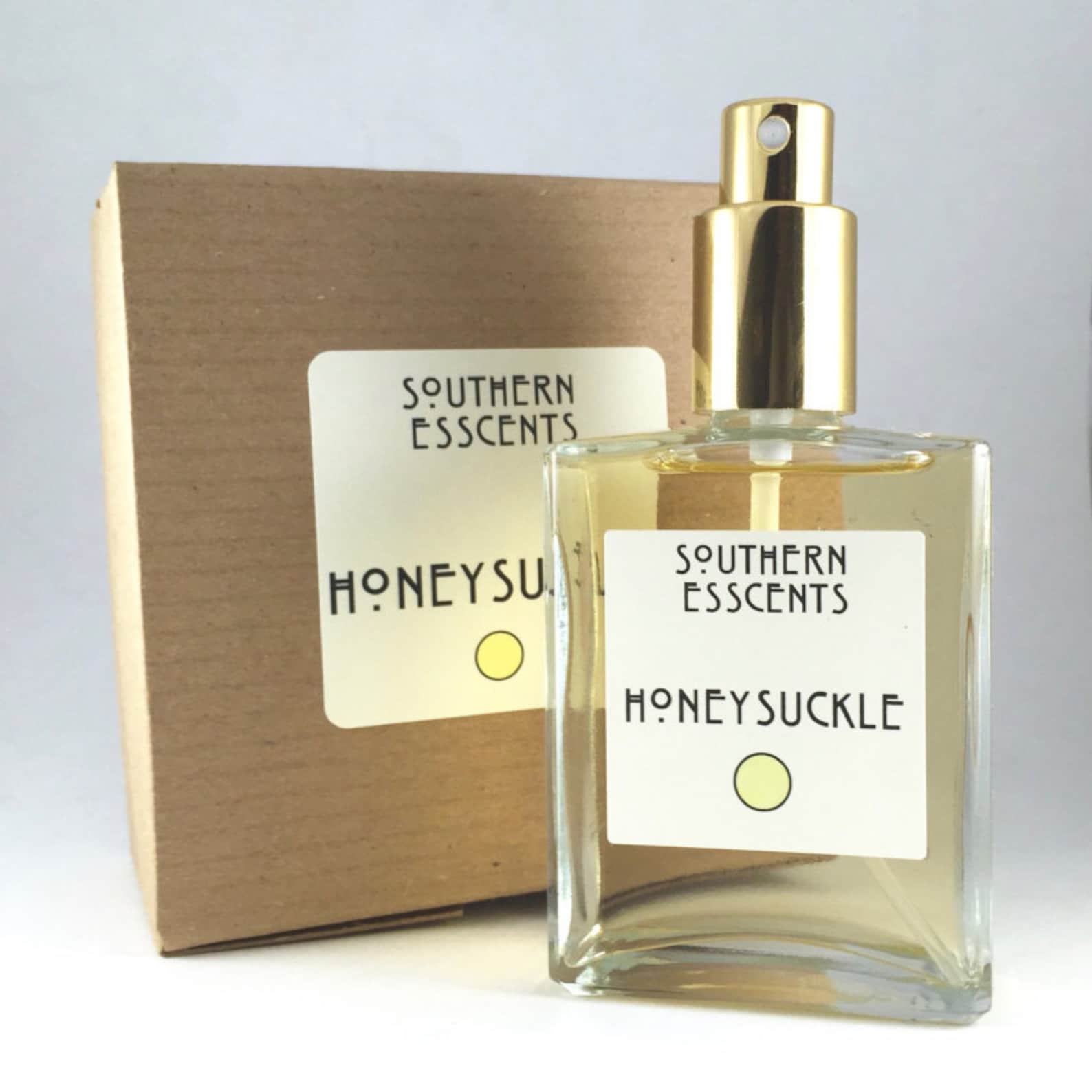 Honeysuckle Perfume 2oz Made From Essential Oils Extracted From Fresh