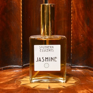 Jasmine Perfume -2oz- Using essential oils extracted from fresh flowers, it is a most exotic and wonderful scent. Perfect Gift!