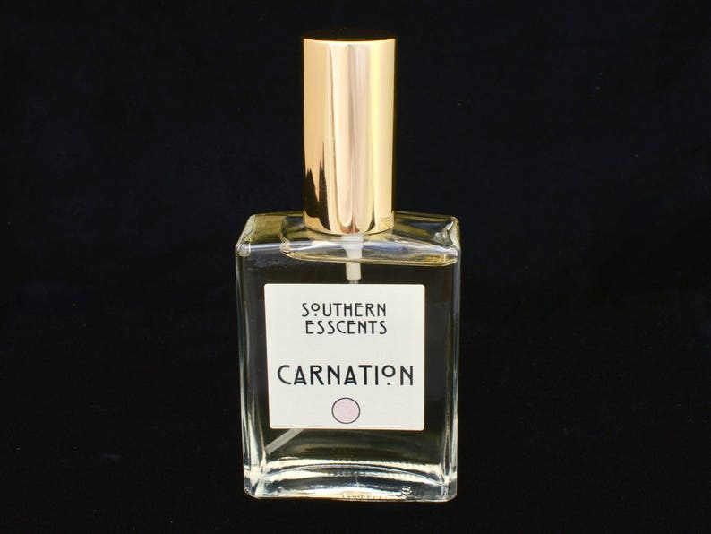 Carnation Perfume 2oz Using essential oils extracted from fresh flowers, a true classic, deep floral notes with a hint of spice image 4