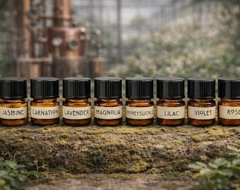 Variedad de muestras de perfumes: (8) botellas de 1,5 ml (1/4 de dram) de todas nuestras fragancias.