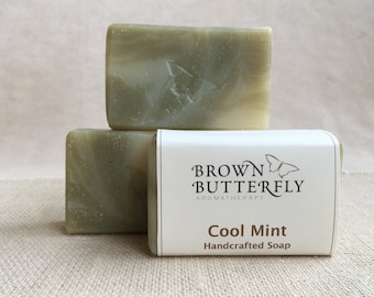 Handcrafted Cool Mint Soap