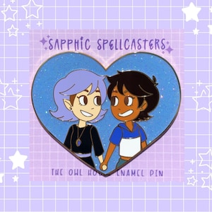 Lumity Glitter Heart Enamel Pin
