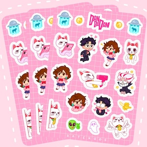 Dandadan Inspired Sticker Sheet