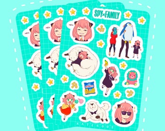 Spy X Family Stickers for Sale