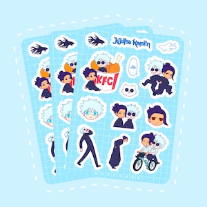 JJK Inspired Sticker Sheet