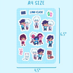 Link In Description Sticker Link Click Inspired Sticker Sheet - Etsy