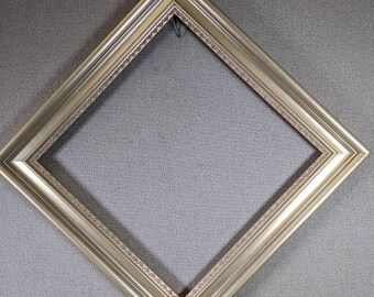 2123131212 12x12 Inch Brushed Silver Picture Frame 2 Wide Craig Frames