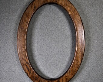 6x8 Oval Frame Bright Gold Shiny Plastic Vintage with Optional Glass and Custom Cut Matting TWO AVAILABLE