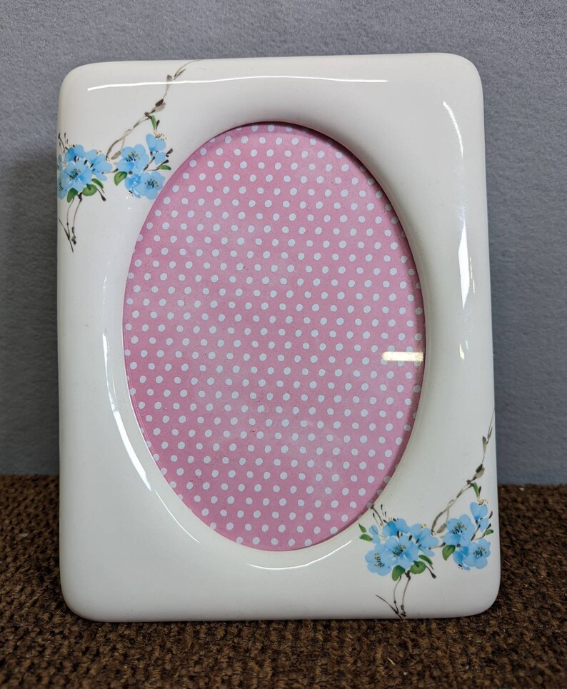 SET OF THREE Frames Ceramic 5x7 4x5 and 2x2 With Regular Glass Etsy