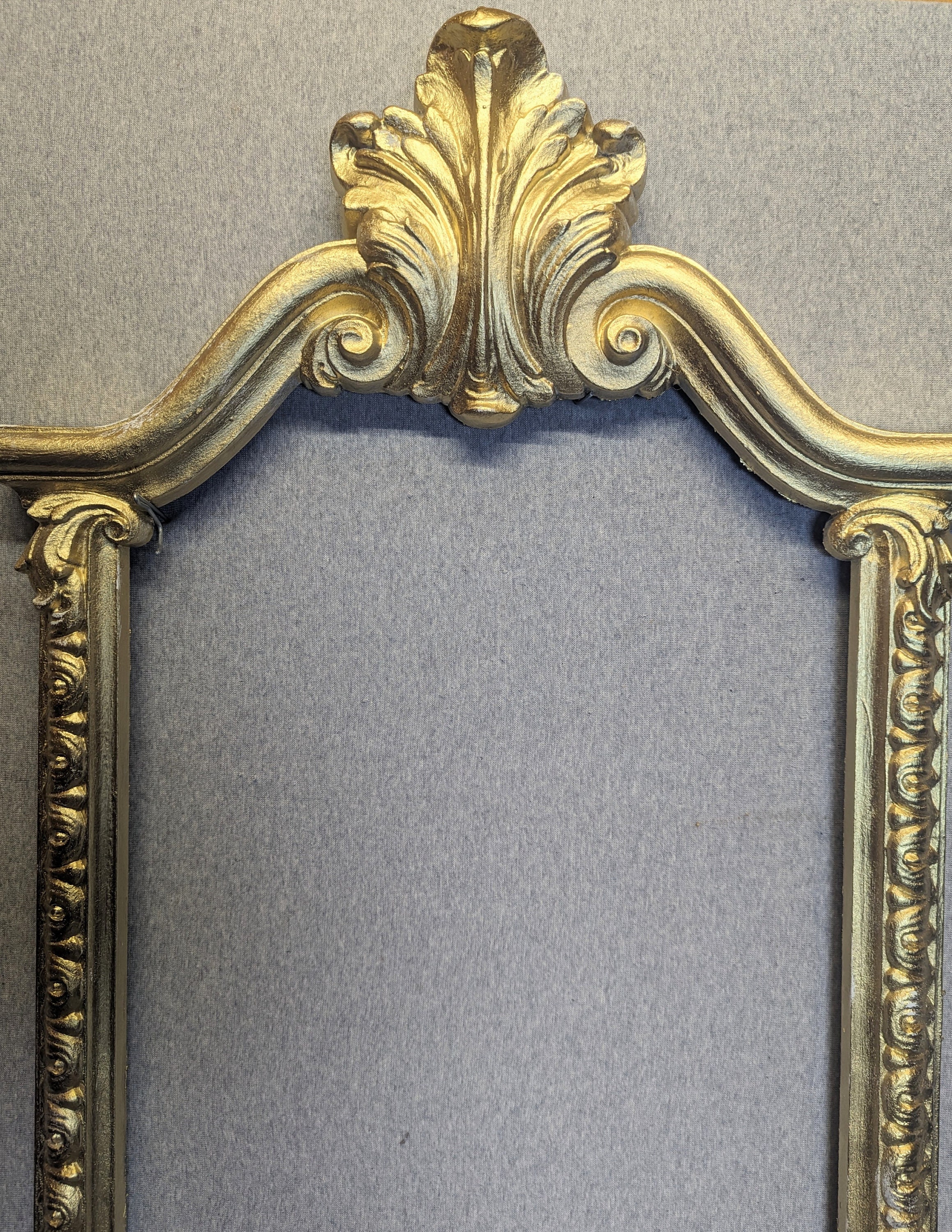 Frame 14x30 14x30 Frame Vintage Plastic Light Gold Metallic Ornate With Optional ...