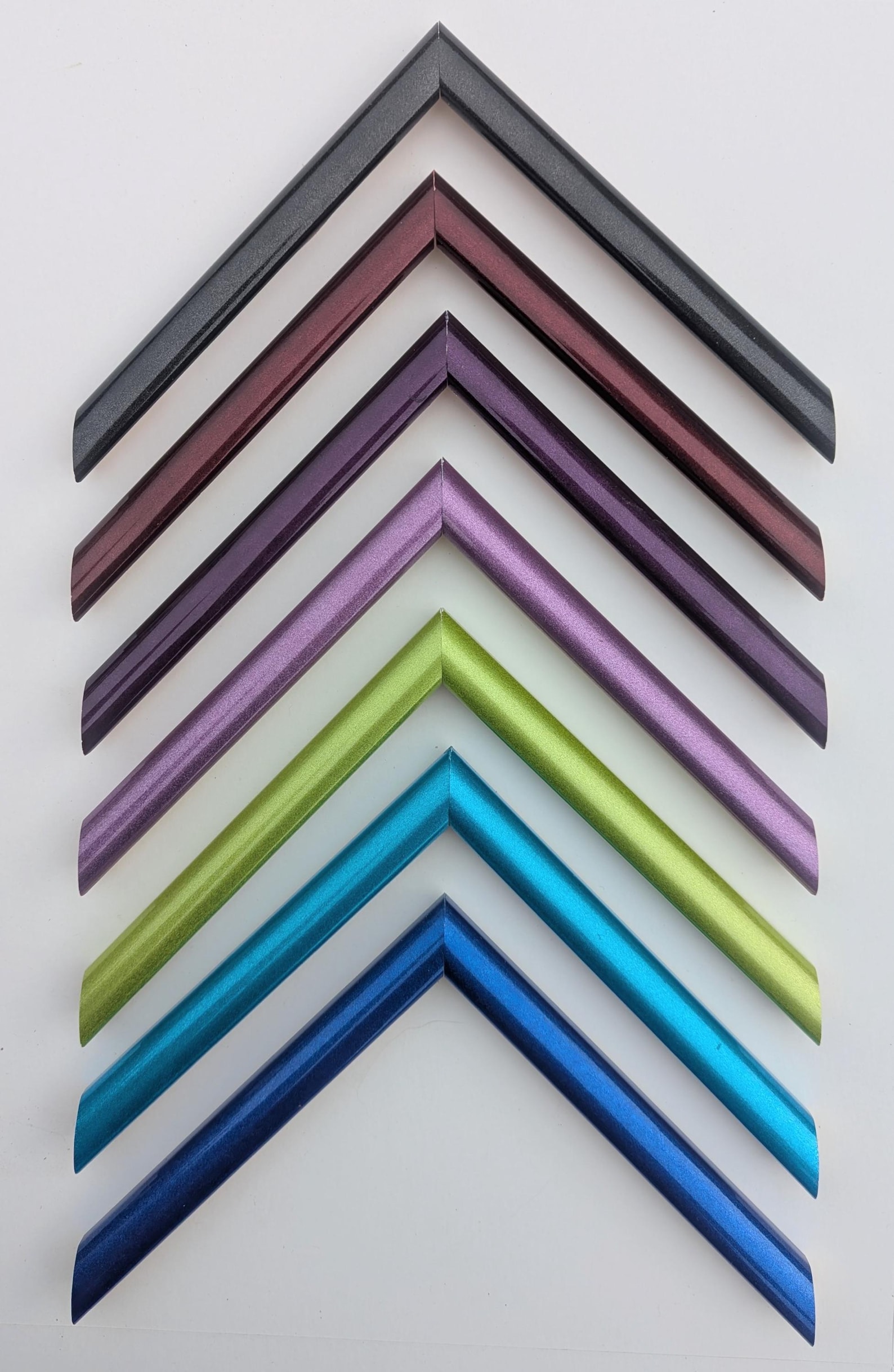 Side Colur Frame PEARLESCENT Color Frames NARROW Custom Sized Any Size up to 16x20 With ...